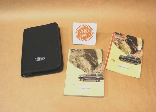 04 Ford Explorer Owners Manual Guide and Zippered Case OEM